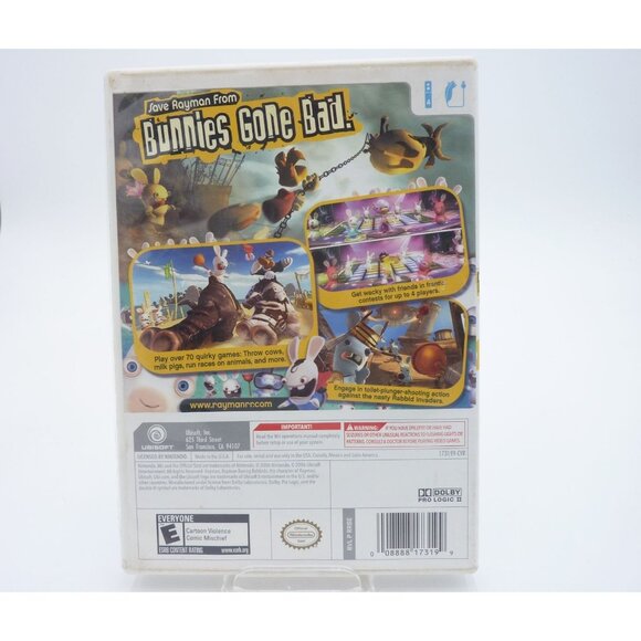 Rayman Raving Rabbids Nintendo Wii No Manual - Picture 2 of 4